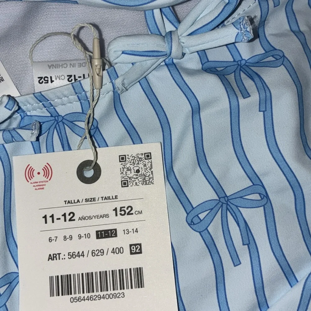 Zara kids NWT bow print swimsuit 5644/629